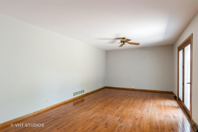 25W704 Jewell Rd, Wheaton, IL 60187 - empty room with light wood-style flooring and ceiling fan