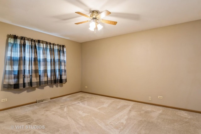 25W704 Jewell Rd, Wheaton, IL 60187 - unfurnished room featuring light carpet and ceiling fan