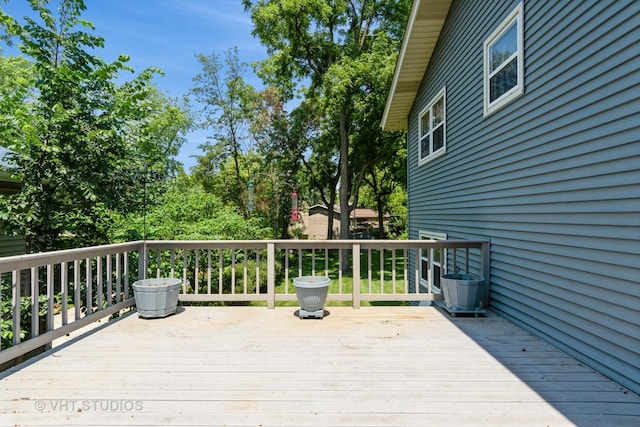 25W704 Jewell Rd, Wheaton, IL 60187 - wooden deck with a storage shed