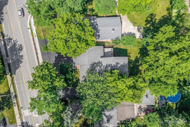 25W704 Jewell Rd, Wheaton, IL 60187 - drone / aerial view