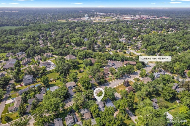 25W704 Jewell Rd, Wheaton, IL 60187 - view of property location with a forest and nearby suburban area