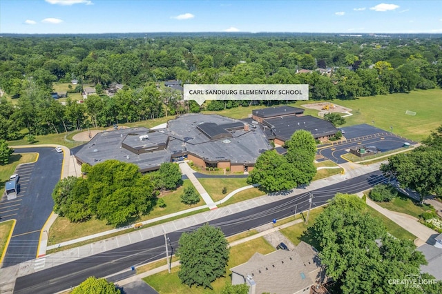 25W704 Jewell Rd, Wheaton, IL 60187 - drone / aerial view of a forest