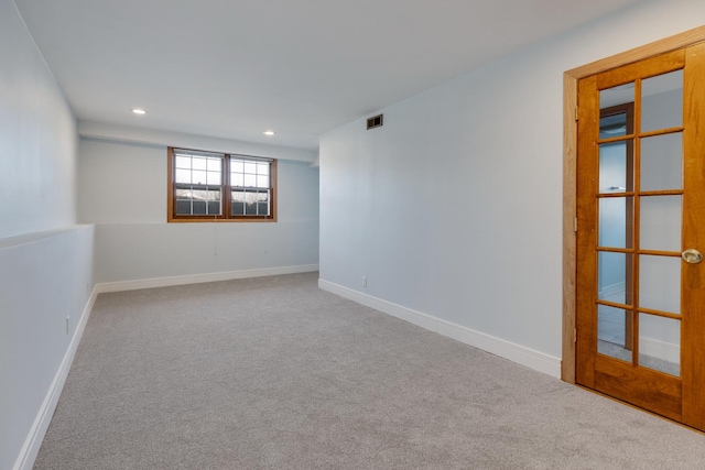 1165 Mayfield Ln, Hoffman Estates, IL 60169 - carpeted spare room with recessed lighting, baseboards, and visible vents