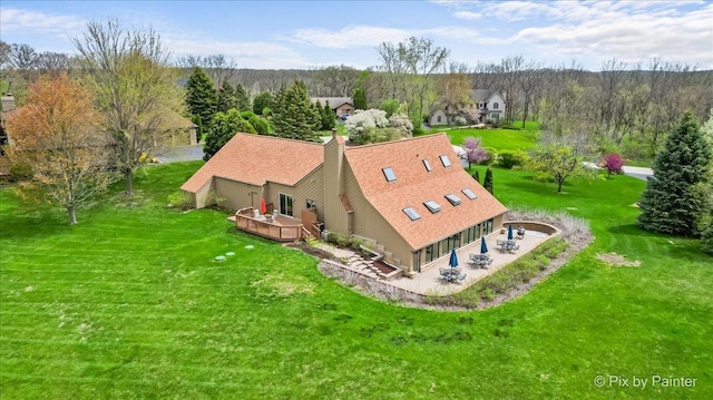 drone / aerial view
