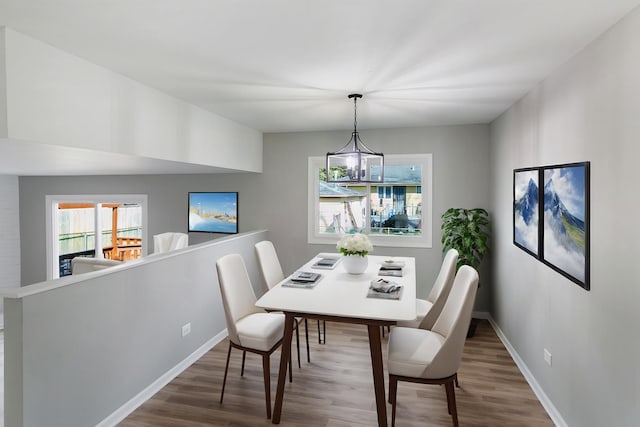 15439 Cherry St, South Holland, IL 60473 - dining room featuring wood finished floors and baseboards