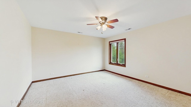 17N560 Hidden Hills Trl, Dundee, IL 60118 - unfurnished bedroom featuring baseboards, ceiling fan, carpet flooring, and two closets