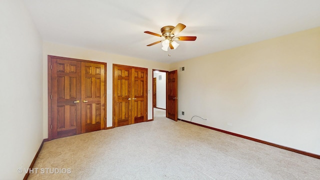 17N560 Hidden Hills Trl, Dundee, IL 60118 - carpeted empty room with ceiling fan, baseboards, and visible vents