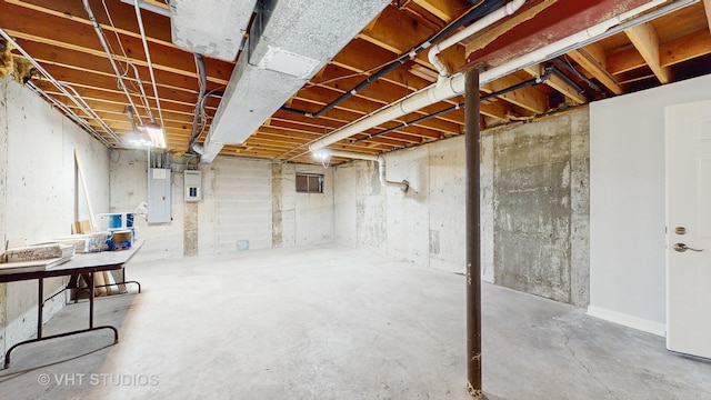 17N560 Hidden Hills Trl, Dundee, IL 60118 - unfinished below grade area featuring electric panel