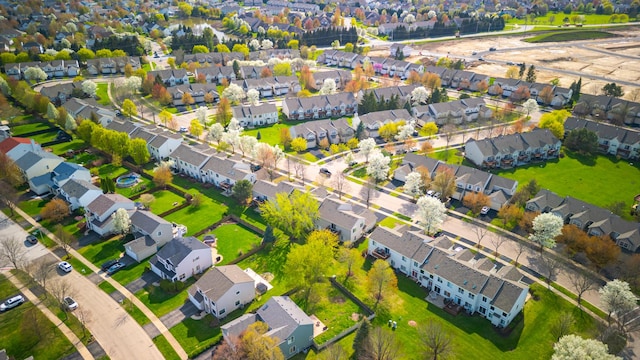 birds eye view of property featuring a residential view