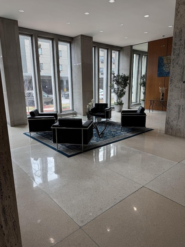 view of community lobby