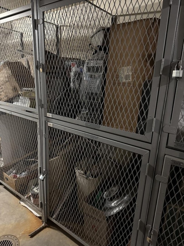 view of storage