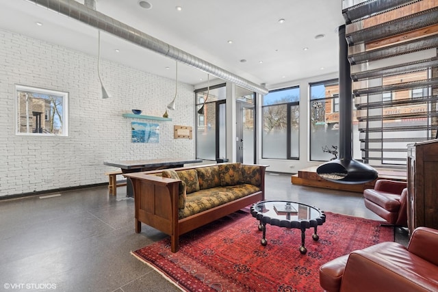 1825 W Wabansia Ave, Chicago, IL 60622 - common area featuring brick wall