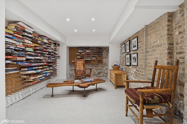 1825 W Wabansia Ave, Chicago, IL 60622 - sitting room featuring carpet floors and recessed lighting
