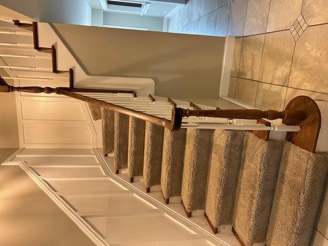 view of stairway