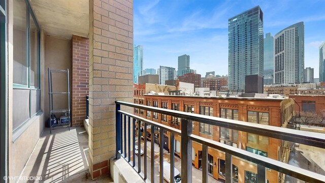 400 W Ontario St Unit 606, Chicago, IL 60654 - balcony featuring a city view