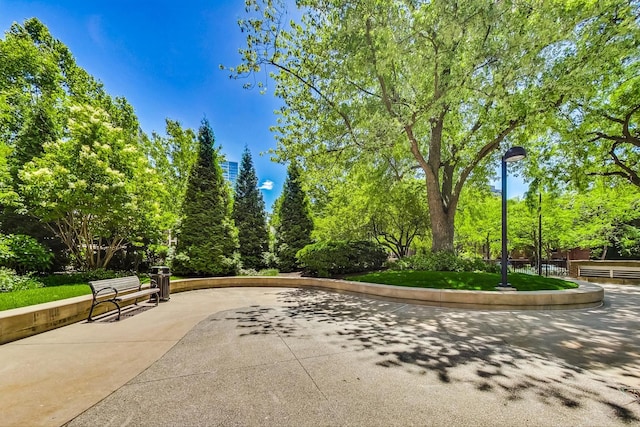 surrounding community featuring a patio