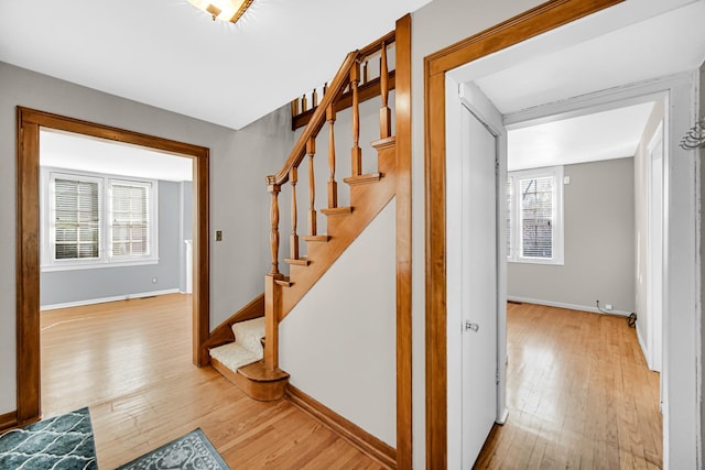 2242 Macdonald Ln, Flossmoor, IL 60422 - interior space featuring wood-type flooring and baseboards