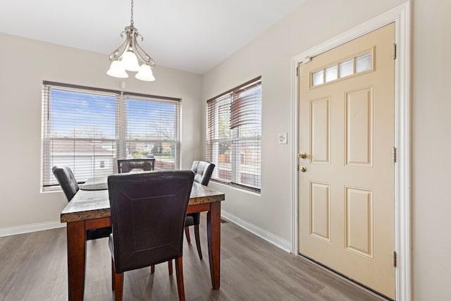 7559 S Michigan Ave, Chicago, IL 60619 - dining room with wood finished floors and baseboards