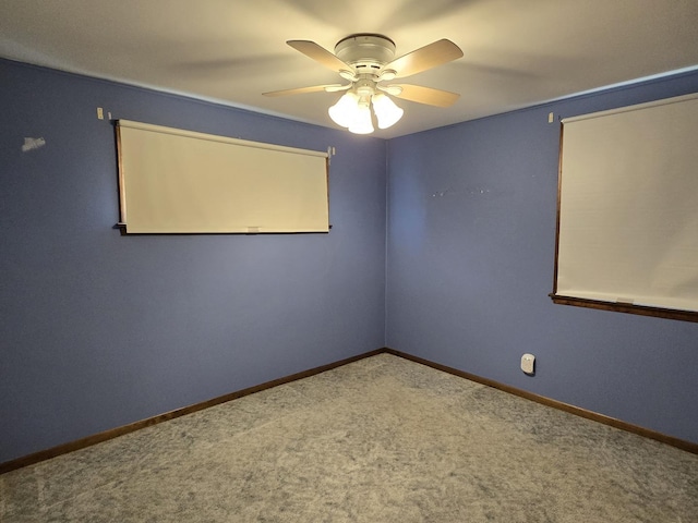 40 166th Pl, Calumet City, IL 60409 - empty room with baseboards, carpet, and ceiling fan