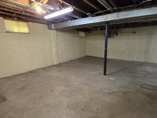 40 166th Pl, Calumet City, IL 60409 - unfinished basement featuring electric panel