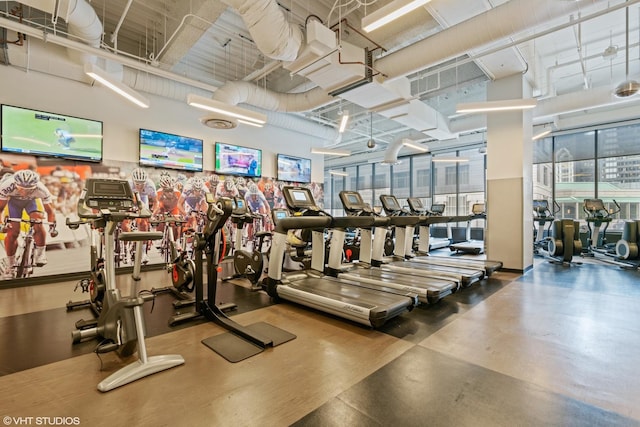 225 N Columbus Dr Unit 5703, Chicago, IL 60601 - view of exercise room
