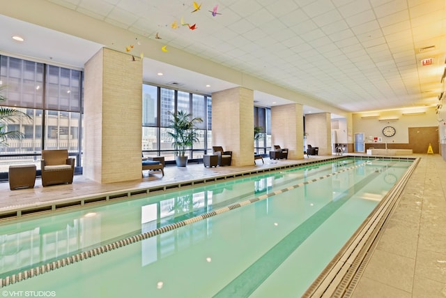 225 N Columbus Dr Unit 5703, Chicago, IL 60601 - view of indoor pool