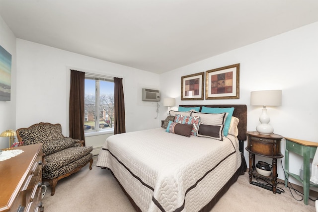 4221 Saratoga Ave Unit 310-A, Downers Grove, IL 60515 - bedroom with light colored carpet and a wall unit AC