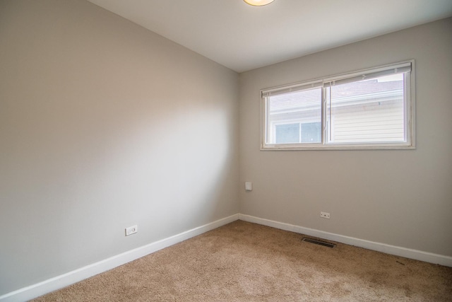 1344 Superior Ave, Calumet City, IL 60409 - empty room with visible vents, baseboards, and carpet flooring