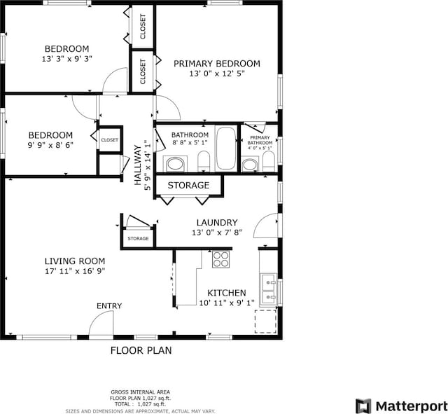 1344 Superior Ave, Calumet City, IL 60409 - floor plan
