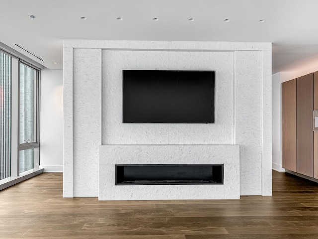 363 E Wacker Dr Unit 6306, Chicago, IL 60601 - detailed view of a fireplace and wood finished floors