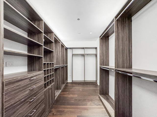 363 E Wacker Dr Unit 6306, Chicago, IL 60601 - walk in closet with dark wood-type flooring