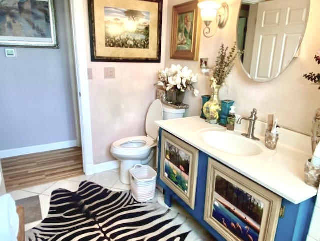 173 Pomeroy Ave, Crystal Lake, IL 60014 - bathroom featuring vanity and tile patterned flooring