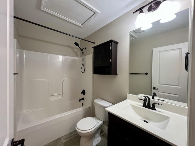 750 Sedgegrass Dr, Champaign, IL 61822 - full bathroom featuring toilet, vanity, and washtub / shower combination