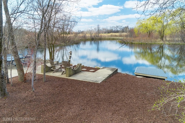 6 Shenandoah Cir S, Barrington, IL 60010 - view of dock featuring a water view