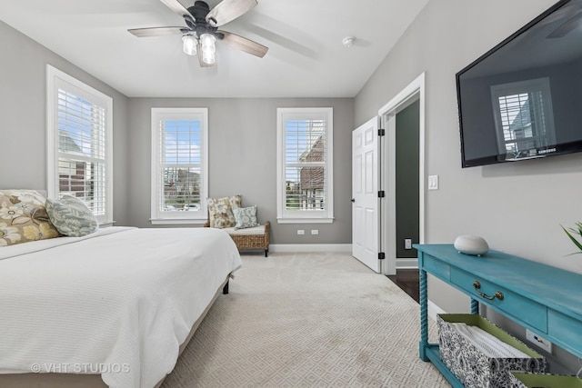 6 Shenandoah Cir S, Barrington, IL 60010 - bedroom with ceiling fan and baseboards