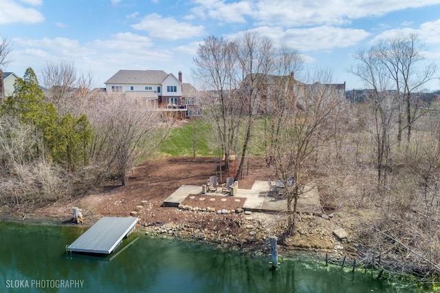 6 Shenandoah Cir S, Barrington, IL 60010 - dock area with a water view