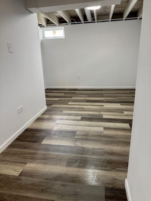 1507 7th St, Winthrop Harbor, IL 60096 - below grade area with wood finished floors