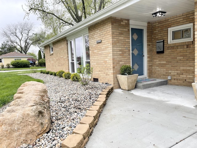 1299 Riverlane Dr, Bradley, IL 60915 - entrance to property with brick siding