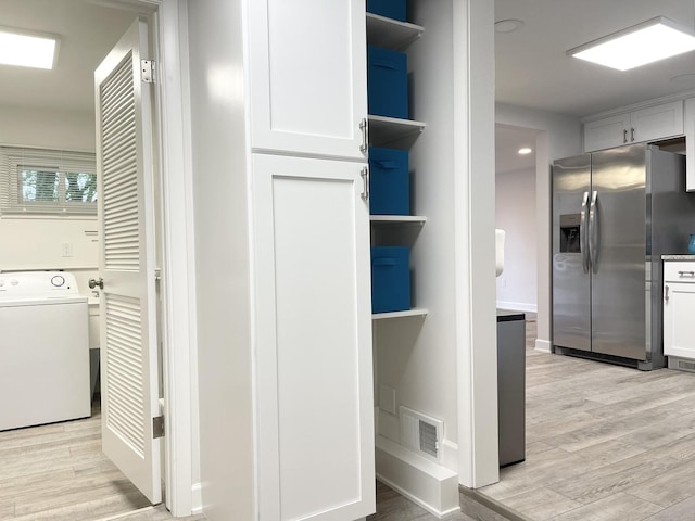 1299 Riverlane Dr, Bradley, IL 60915 - interior space featuring washer / clothes dryer and visible vents