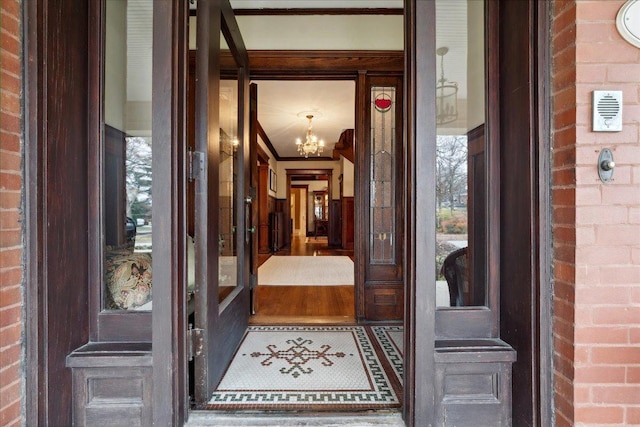 view of exterior entry