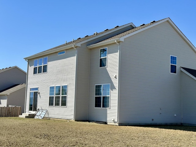 view of back of property