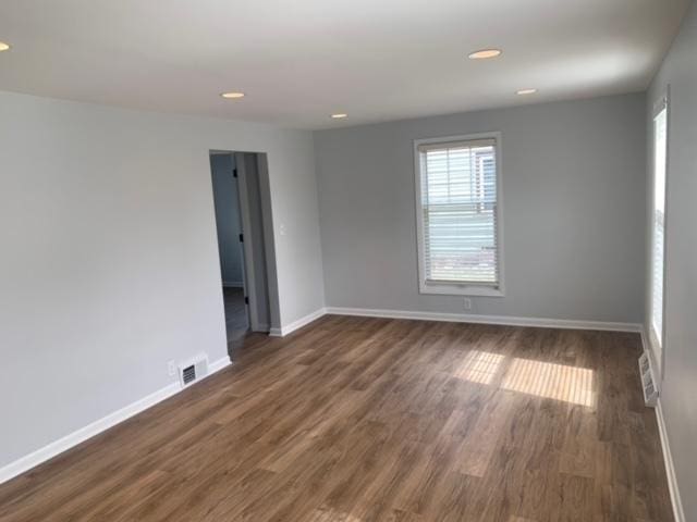 1613 Jones St, Joliet, IL 60435 - spare room featuring healthy amount of natural light, recessed lighting, and wood finished floors