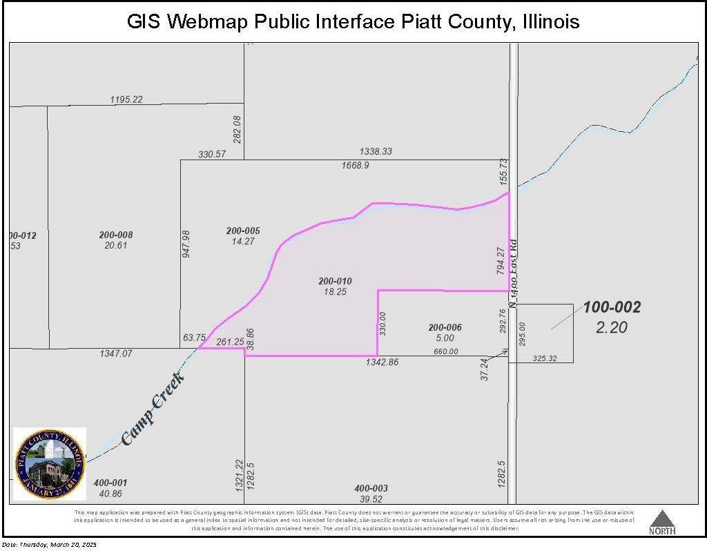 18ACRES N 1400 E Rd, White Heath, IL 61884