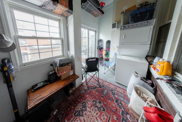 1304 N Campbell Ave, Chicago, IL 60622 - laundry area with laundry area and stacked washer and dryer