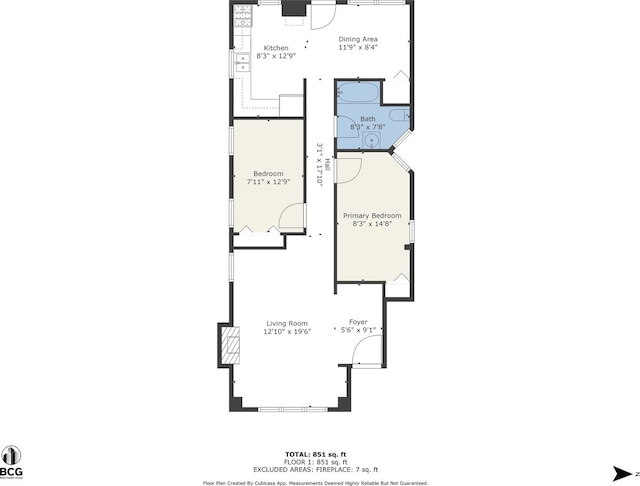 1304 N Campbell Ave, Chicago, IL 60622 - floor plan