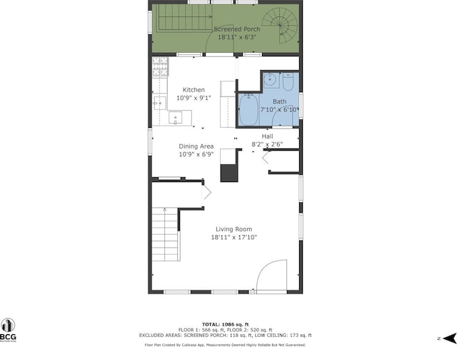 1304 N Campbell Ave, Chicago, IL 60622 - floor plan