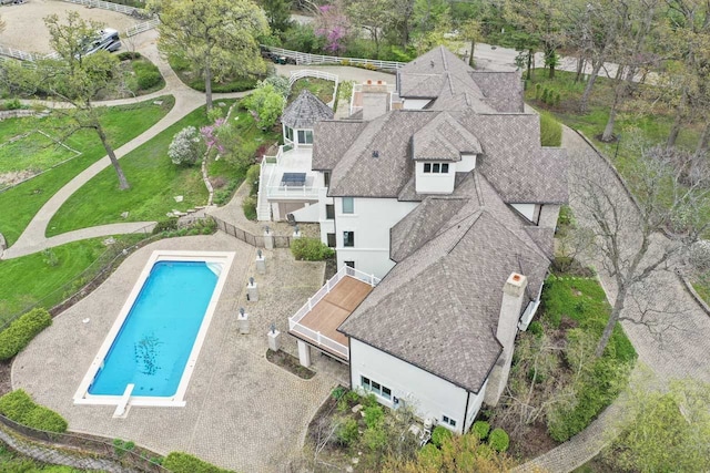 drone / aerial view