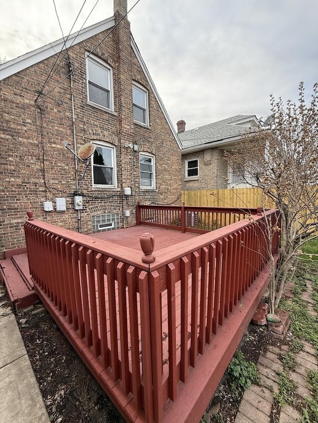 view of deck