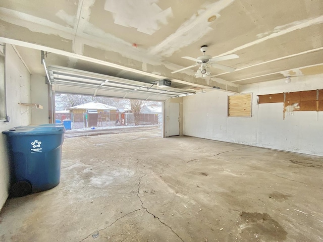 351 Clyde Ave, Calumet City, IL 60409 - garage with a garage door opener