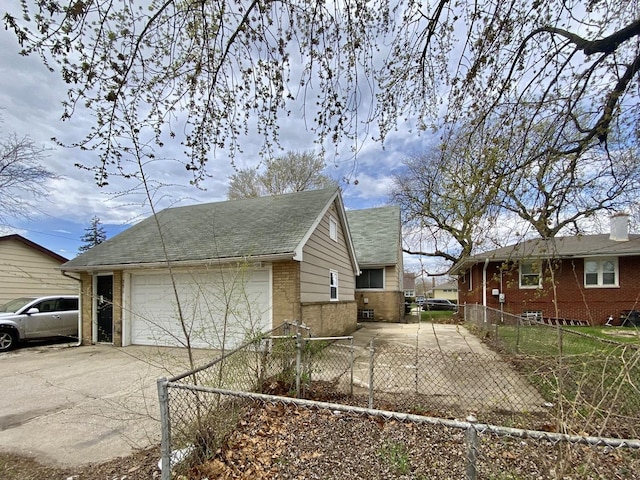 351 Clyde Ave, Calumet City, IL 60409 - snow covered property with fence and brick siding